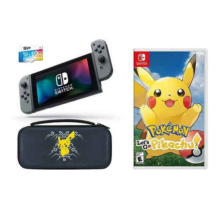 Nintendo Switch Pokemon Lets Go Pikachu Starter Bundle