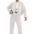thumbnail image 2 of Conjuntos de Salón para Mujer, Conjunto Deportivo de 2 Piezas, Sudadera, Pantalón Deportivo de Pierna , Conjunto Deportivo A Juego XXL, 2 of 8