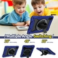 thumbnail image 7 of XYX 3in1 Rotating Stand Case for Xiaomi Redmi Pad Pro/Xiaomi Poco Pad 12.1 inch 2024 with Hand/Shoulder Strap, Shockproof Rugged, Navy Blue, 7 of 7
