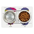 thumbnail image 1 of Educational Pet Mat for Food and Water, Human Brain from All Sides with Sections in Different Colors Explanatory Texts, Non-Slip Rubber Mat for Dogs and Cats, 18" X 12", by Ambesonne, 1 of 2