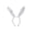 White-WH-home supplies, variant on Home Fleece Rabbit Ears Headband Easter Bunny Hair Clip Head Hoop with Flower Decoration (Red/Blue/Purple/Yellow/White) St Patricks Day Decorations