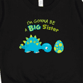 thumbnail image 3 of Inktastic Happy Dinosaur Future Big Sister Toddler Sweatshirt, 3 of 4