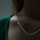 thumbnail image 4 of Cadena de Plata 925 Imperial Jewelry Barbada 45 cm Calibre 3.2mm, 4 of 9