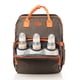 thumbnail image 4 of Mochila Pañalera ISADEN para bebé con cambiador cuna, color Gris-Naranja, 4 of 7