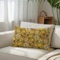 thumbnail image 6 of Orange Yellow Lemon Birds Throw Pillow Cover 20 x 36 Inch Decorative Pillow Cover Summer Botanical Tropical Lumbar Pillowcase Seasonal Rectangle Cushion Case for Couch Sofa Bed Living Room, 6 of 9