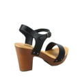 thumbnail image 2 of CHIVAS Women Fashion Mid Heel Single Band Sandal with Ankle Strap and Stud Shoes, 2 of 2