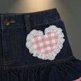 thumbnail image 6 of RUTAYY Women's Skirt Casual Denim with Textured Pleats Everyday Wear Comfortable Trendy Vacation Mini Skirt, 6 of 6