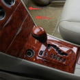 thumbnail image 3 of SPRING For Corolla 2003 2004 2005 2006 2007 2008 Peach Wood Grain Center Console Storage Box Panel Interior Accessories 2pcs, 3 of 9