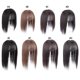 thumbnail image 4 of Heat Resistant Synthetic Wigs Straight Hair with Clips for Daily and Party Wear Clip On Hair Extension for Hair Styling light brown 25cm, 4 of 4