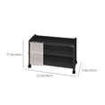 thumbnail image 3 of Dsseng Deals Étagère à Chaussures Compacte en ABS et Acier Inoxydable avec Rangement Multi-Couches, Meuble à Rideaux Mobile pour Entrée, Placard et Petits Espaces - Organisateur de Chaussures Polyvalent pour Maison et Dortoir, 3 of 6