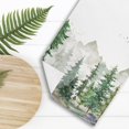 thumbnail image 7 of Set of 2 Mountain Forest Green Kitchen Towels Forest Bathroom Decorative Hand Towels, Farmhouse Kitchen Decor, 16x24 Inch, 7 of 7