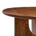 thumbnail image 6 of Coffee Table, Walnut, Wood, Round, Living Kitchen Cafe Bistro Hospitality Restaurant, Modern Contemporary HB36527, 6 of 9