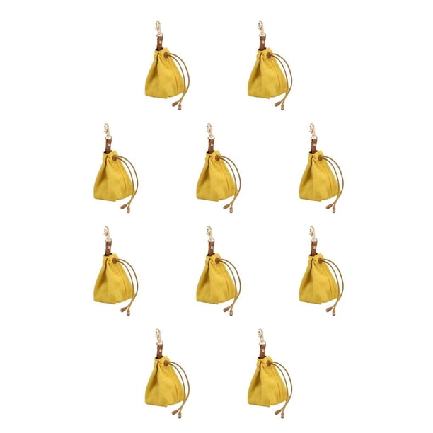 Methold Bolsa de golosinas para perros pensativa para sesiones de entrenamiento fáciles Bolsa de entrenamiento para mascotas Durable Fácil de amarillo 1 10piezas