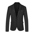 thumbnail image 5 of INSPIRE CHIC Sequin Blazers for Men's Notched Lapel Party Disco Costume Sports Coats Black XL, 5 of 5
