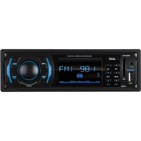 Boss Audio 612UA MP3 Compatible Solid State Receiver, AM/FM Receiver, USB/SD