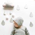 thumbnail image 3 of Gwong Decoración hogareña Nube nube gota de lluvia colgando ornamento bebé cama tienda colgante niños habitación decoración Gwong 21033175, 3 of 7