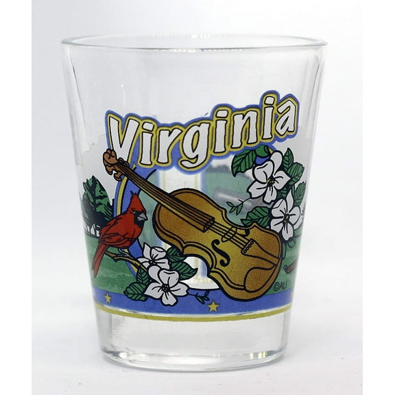 Virginia 3 View Shot Glass