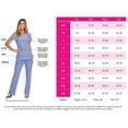 thumbnail image 4 of Heartsoul Break On Through Women Scrubs Pant, Low Rise Jogger, HS030T, XS Tall, Teal Blue, 4 of 8