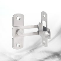 GOOHOCHY 1PC Stainless Steel Hasp Latch Lock Sliding Door Lock Security Door Buckle Fitting for Home Hotel Window Cabinet (Big Buckle)