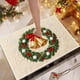 thumbnail image 4 of Christmas Holiday Embroidery Style Non-Slip Absorbent Kitchen Floor Mat, Washable Indoor Doormat for Entryway Bathroom Laundry Room Decor, 4 of 6