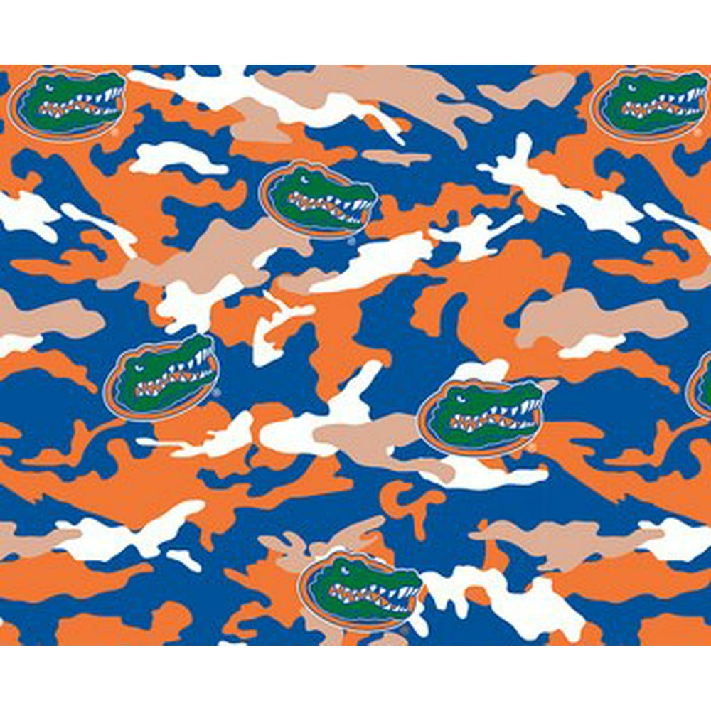 Florida Camouflage Fleece Fabric Sold by the yard