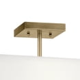 thumbnail image 4 of 43691NBR Kichler Lighting Shailene - 3 Light Semi-Flush Mount - 14 inches wide-Natural Brass Finish, 4 of 4