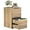 Oak, variant on Marcree Wooden File Cabinet 2 Drawer,Vertical Storage Filing Cabinet with Hanging Bars for Letter Size,File Storage Cabinet Used for Home Office, Brown Assemble Required
