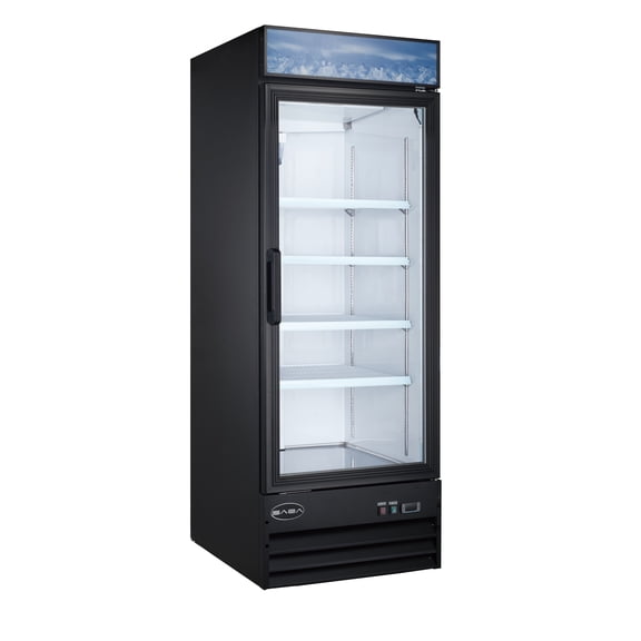 Heavy Duty Commercial 23 cu ft Glass (1 Door) Merchandiser Freezer with Swing Door