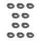 thumbnail image 1 of Bandas para el cabello Sonducket 10 piezas con purpurina soporte protector ajustable Negro plata 10Conjunto, 1 of 6