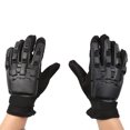 thumbnail image 1 of Gants d'Équitation, Gants de VTT en Cuir Microfibre, Gants Noirs Design Épuré, 1 of 13