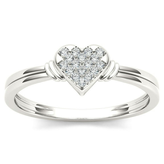 Heart Shape Ring, Pave Set Diamond Engagement Ring, Perfect Proposal Diamond Ring For Girlfriend, Forever One Ring For Loved Ones, 925 Sterling Silver, 1.7 Ct Simulated Diamond
