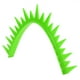 thumbnail image 4 of Universal Motorcycle Helmet Cockscomb Sticker Decoration Riding Cap AccessoriesGreen, 4 of 5
