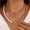 Color8, variant on NICKSUN Dainty Layered Baroque Pearl OT Clasp Necklace for Women,Vintage Paperclip Pearl Chain Choker Necklace Adjustable Beaded Ball Chain Fashion Retro Charm Jewelry