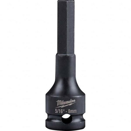 

Milwaukee-49-66-5151 SHOCKWAVE Lineman s 3/8 in. Drive 5/16 in. - 8mm Hex Bit Socket