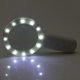 thumbnail image 2 of Lupa de mano con 12 luces LED, 30 aumentos, lente de doble cristal, iluminada, para lectura, 2 of 3
