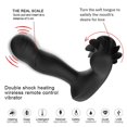 thumbnail image 2 of Anal Vibrator Prostate Massager with 12 Vibration Modes, Heating Anal Toy Butt Plug with Remote Control, Anal Sex Toys for Men Women and Couples, 2 of 7