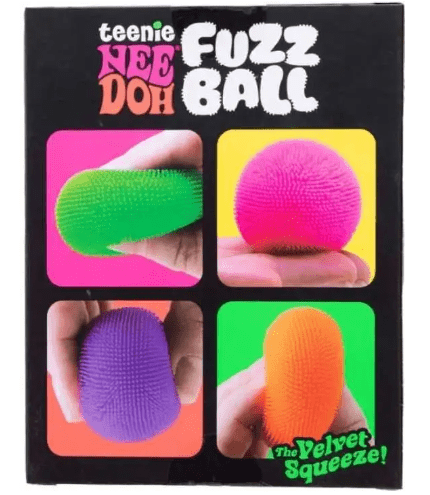 Nee Doh Fuzz Ball and Nice Ice 4 pack bundle, 1 of each