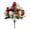 A, variant on FENGGHAO Artificial Rose Bouquet Red White Fake Flowers For Vase Wedding Centerpiece Home Table Decor