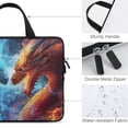 thumbnail image 3 of AWERP Dragons Fire Ice Laptop Bag Diving Fabric Computer Protective Handle Case 15inch, 3 of 5
