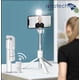 thumbnail image 1 of Innotech SC Trípode para Selfies de 42" con Control Remoto Inalámbrico Bluetooth y Luz de Relleno LED Desmontable para Teléfonos Inteligentes, Trípode para Selfies Extensible 3 en 1, Soporte para Teléfono y Trípode, Color Blanco, 1 of 10