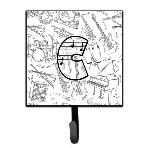 Letter C Musical Note Letters Leash or Key Holder