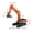Orange, variant on VANLOFE Toy Car For Kids Aged 2+ Children Toy Car Excavator Model Toy Engineering Car Toy Car Simulation Ornament Excavator Engineering Diecast Set