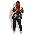 thumbnail image 4 of City Chic Women's Plus Size Quirky Off-Shoulder Print Top, 4 of 5