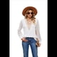 thumbnail image 2 of Blusa Informal de Larga con Volantes y Cuello en V para Mujer XXL, 2 of 10