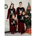 thumbnail image 1 of Pijamas familiares a juego de Navidad 2025, pijamas con estampado Dear Merry, conjunto de ropa de dormir para adultos y niños, mono para bebé y ropa para perros, 1 of 5