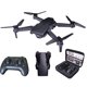 thumbnail image 1 of Dron WJSXC con cámara dual HD 1080P, control remoto, juguetes, regalos para niños y niñas, con retención de altitud, modo sin cabeza, ajuste de velocidad de inicio, color negro, 1 of 5
