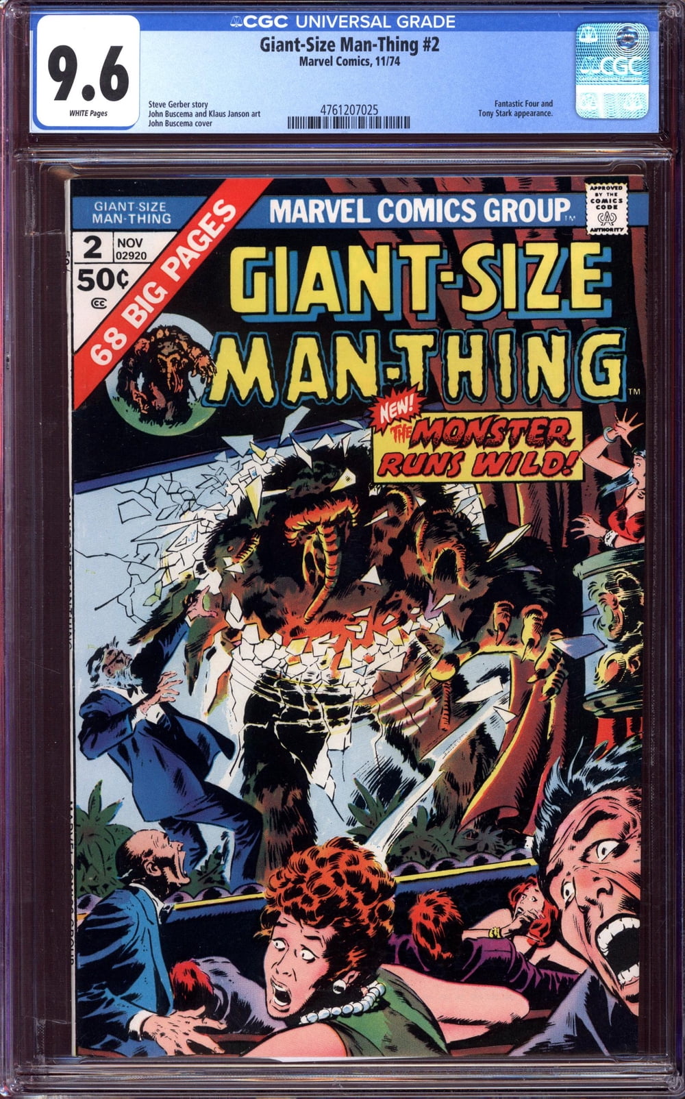 Cover of Giant-Size Man-Thing #2