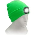 thumbnail image 3 of Viworld Knitted Beanie Hat With 4 LED Flashlight Winter Hat USB Rechargeable Headlamp Cap for Hunting Camping Unisex (Fluorescent Green), 3 of 10