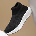 thumbnail image 3 of Men's Sock Style Shoes Slip‑On Knit Upper Casual Sneakers with Layered Midsole for Daily Walking and Casual Everyday Activities, 3 of 6