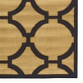 thumbnail image 2 of Linon Home Décor Elegance Area Rug Collection, Beige and Navy, 2' x 3', 2 of 3